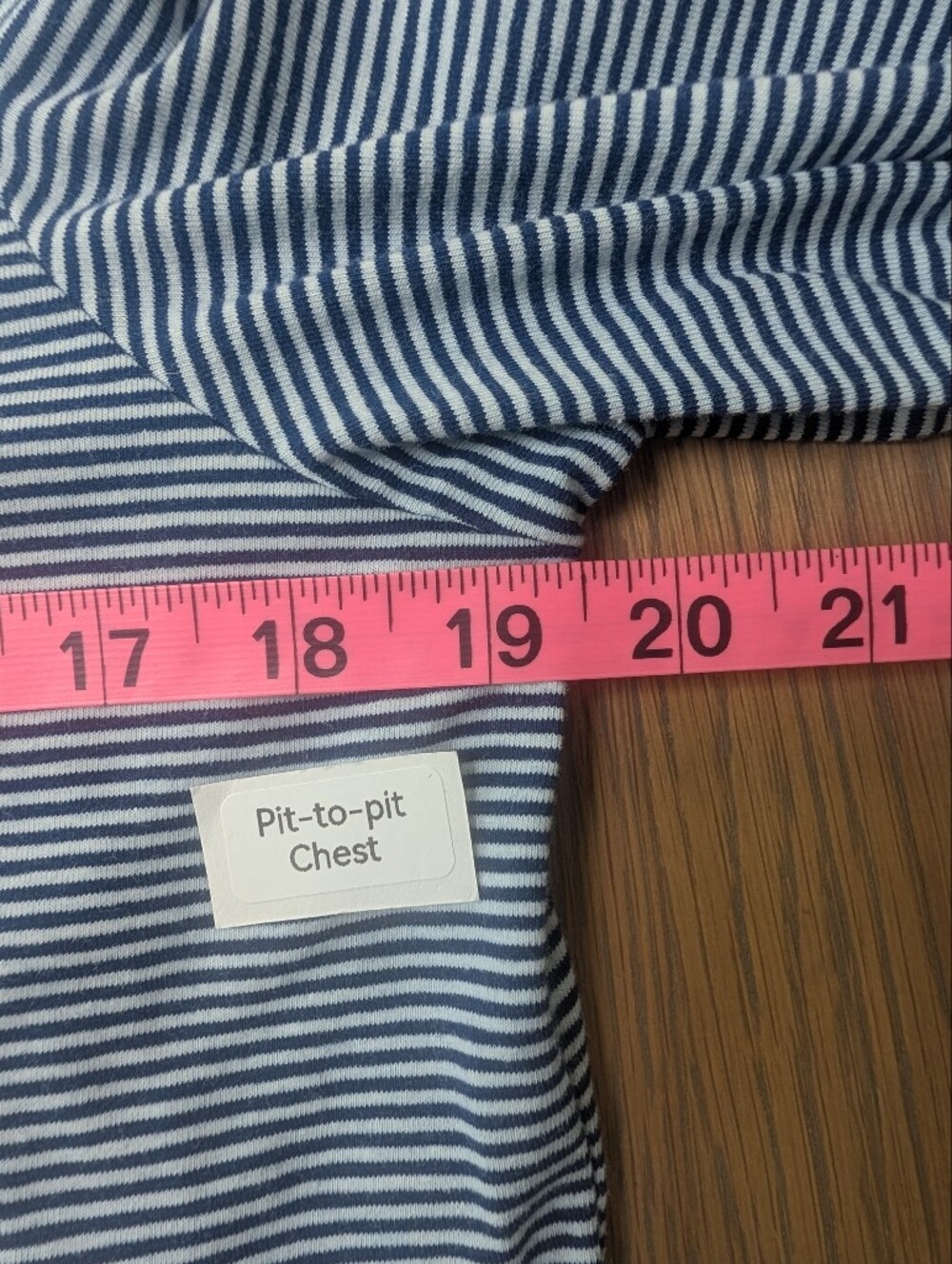 Vineyard Vines Edgartown Polo XL Boys Blue White Stripe Long Sleeve Shirt - Picture 8 of 10
